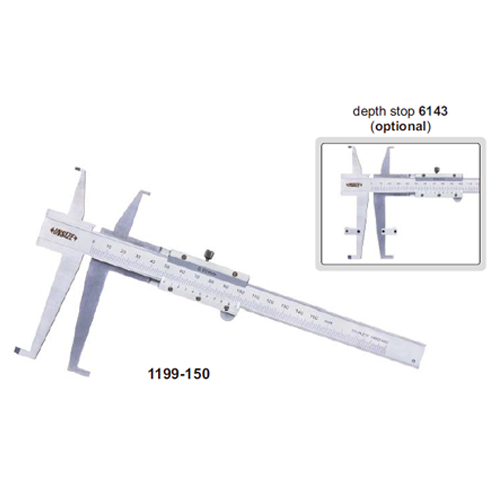 Inside groove deals vernier caliper