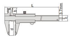 Vernier Caliper(With Carbide Tipped Jaws) - 1238