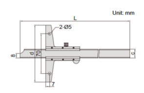 Vernier Depth Gages - 1247