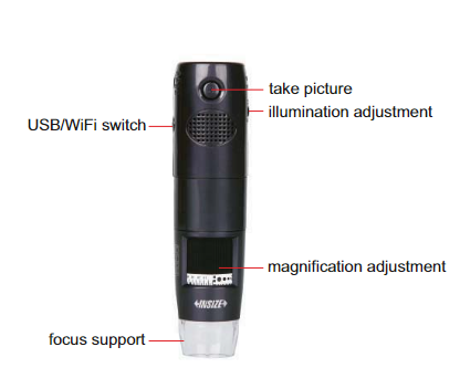 Wi-Fi Digital Measuring Microscope - ISM-WF