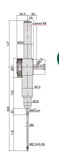 Large Stroke Digital Indicator - 2117