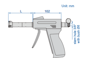 Pistol Grip Three Points Bore Gages - 2124