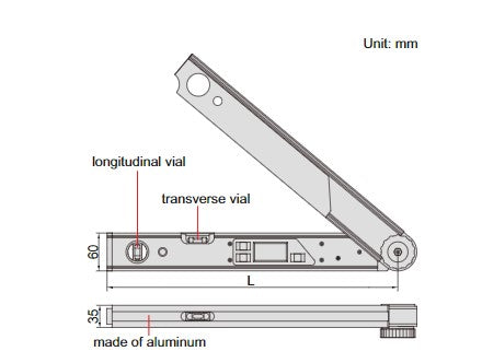 Waterproof Digital Protractor (Heavy Duty) - 2174