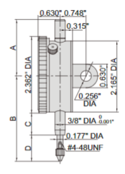 Inch Dial Indicators - 2307