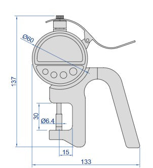 High Precision digital Thickness Gage - 2879