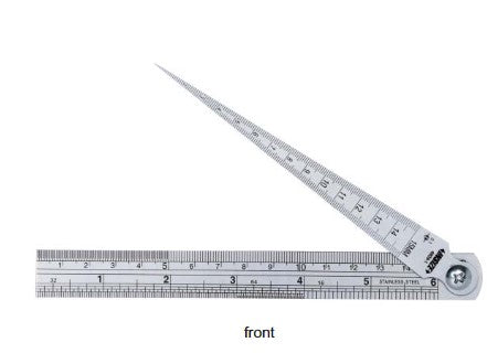 Taper Gage And Steel Ruler Set - 4829