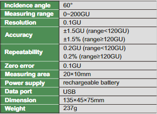 60° Gloss Meter (Basic Type) - 5702