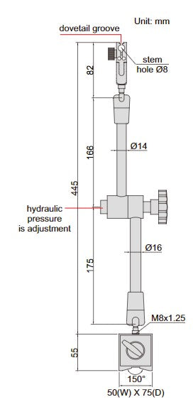 Hydraulic Universal Magnetic Stands - 6229