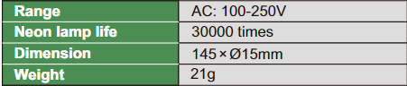 Voltage Tester - 9722-250