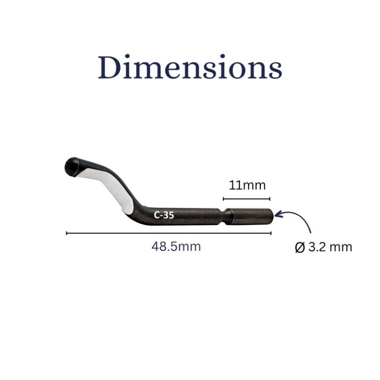 Deburring Blades - C-35 (12350) - Pack of 10 Pcs