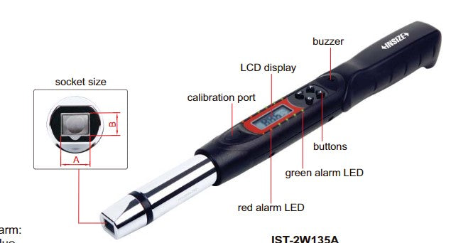 Interchangeable Head Digital Torque Wrenches - IST-2W