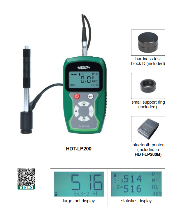 Portable Leeb Hardness Tester - HDT-LP200