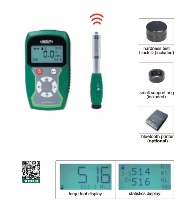 Portable Leeb Hardness Testers (With probe) - HDT-WP201