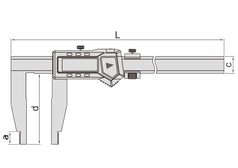 Digital Vernier Caliper (Long Range) - 1106