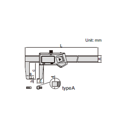 Digital Outside Neck Caliper - 1187