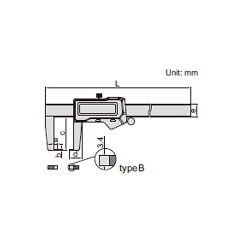 Digital Outside Neck Caliper - 1187