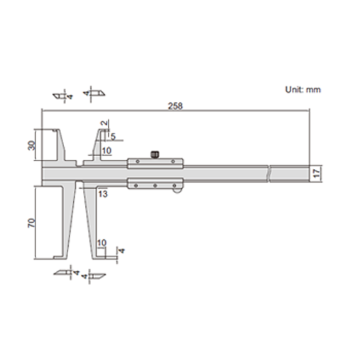 Inside Groove Caliper - 1199