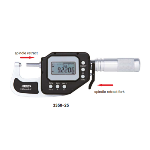 High precision digital micrometer / snap gauge - 3350