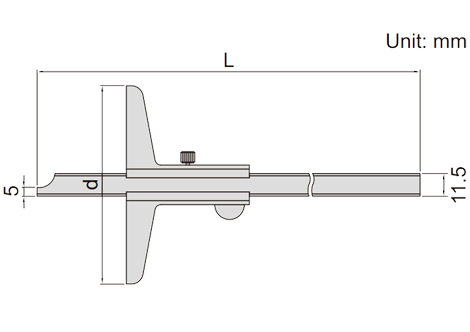 Vernier Depth Gauges (Standard Type) - 1240