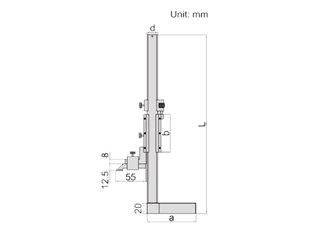 Vernier Height Gauge (Light Duty) - 1253