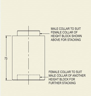 Height Block For Levelling Jack : HBLJ