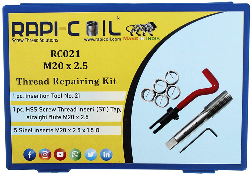 Thread Repairing Kit M22 x 2.5