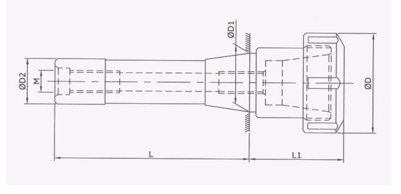 Collet Chuck R8 Taper (For ER collet)