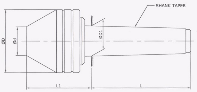 Pipe Center MT-3 : Blunt  60° Angle Revolving Cone (For Conventional Slow Speed Non CNC Application)