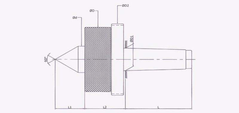 Revolving Center : Jumbo Heavy Duty (Lathe , Compact)