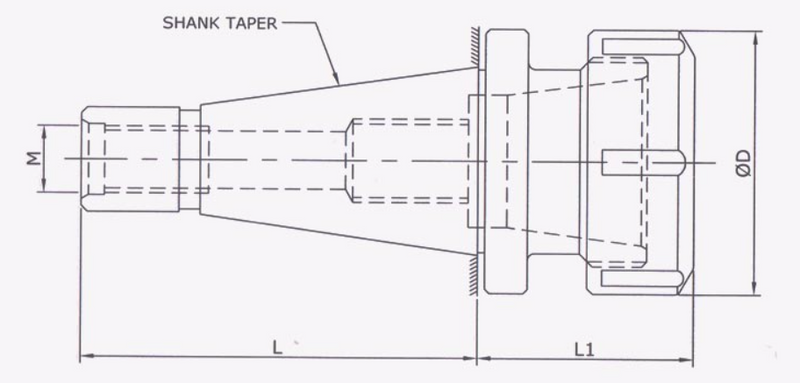 Collet Chuck ISO Taper (For ER Collet)