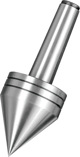 Pipe Center MT-4 : Pointed  60° Angle Revolving Cone (Not Dead) (For Conventional Slow Speed Non CNC Application)