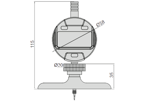 Digital Dial Depth Gauge  - 2141