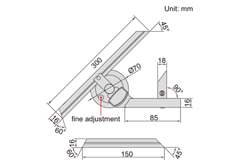 Universal Protractor & Digital Protractor 2372