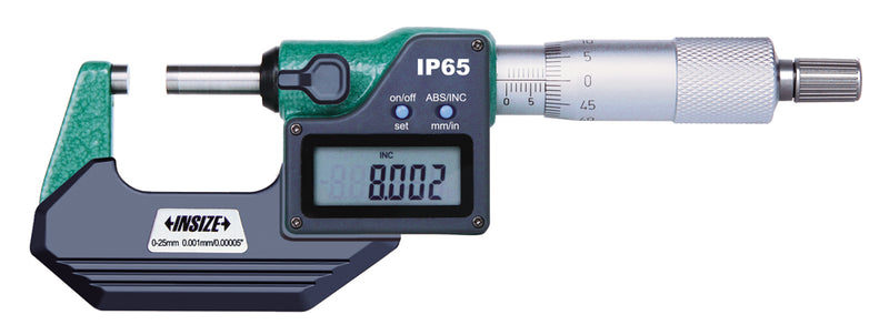 Digital Outside Micrometer (IP65 , Waterproof  And With Data Output) - 3101