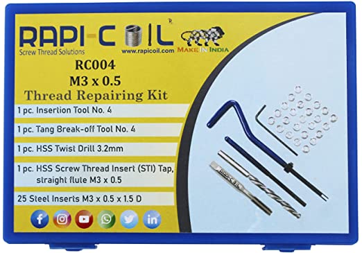 Thread Repairing Kit M3 x 0 .5