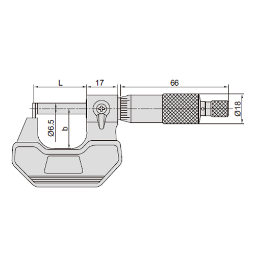 Cylindrical Anvil Tube Micrometers - 3261