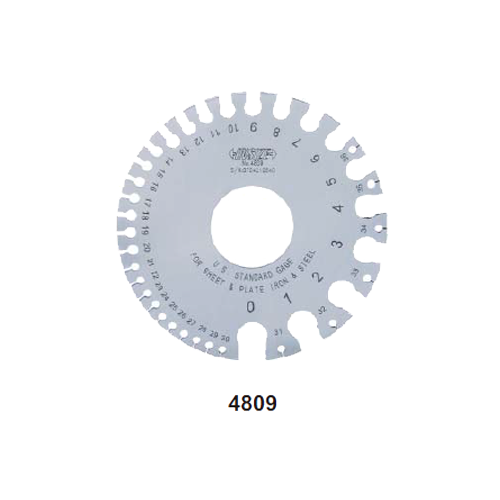 U.S Standard Sheet Metal Gauge - 4809