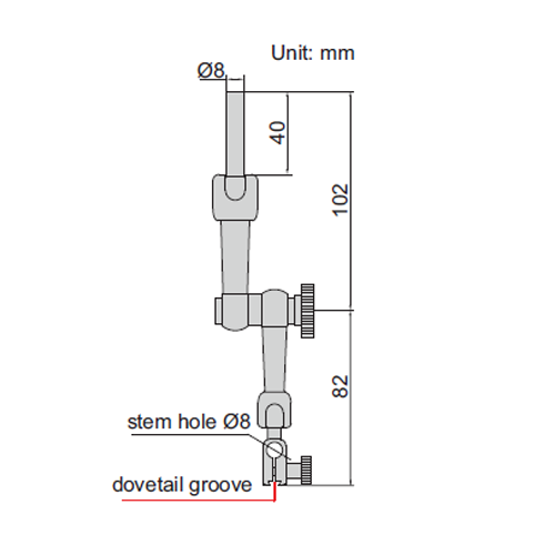 Dial Test Indicator Centering Holder - 6295