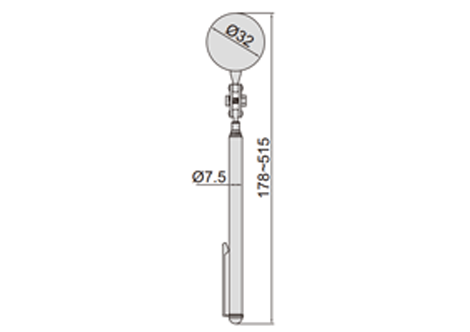 Telescoping Inspection Mirrors - 7160