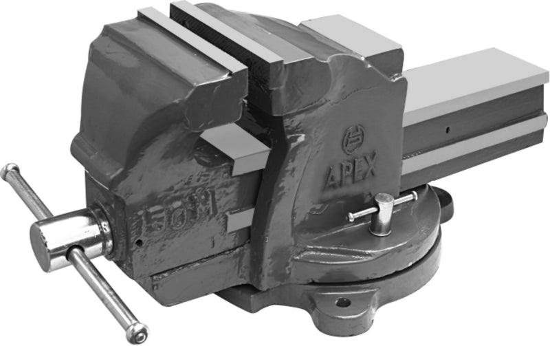 Heavy Duty Bench Vice Deluxe (Double Rib) Swivel base - Apex Code 740S