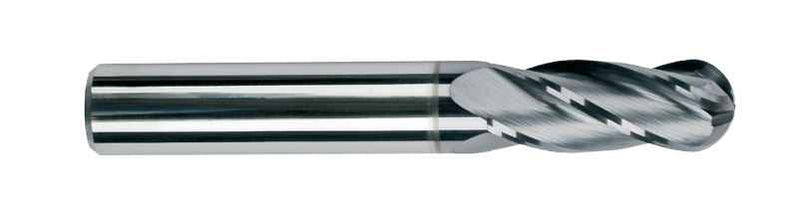 Solid Carbide Ball Nose Endmill - F122 XL Series (4 FLUTE)