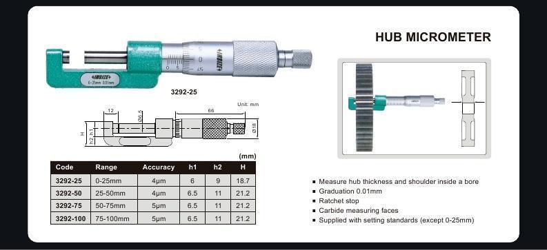 Hub Micrometers - 3292