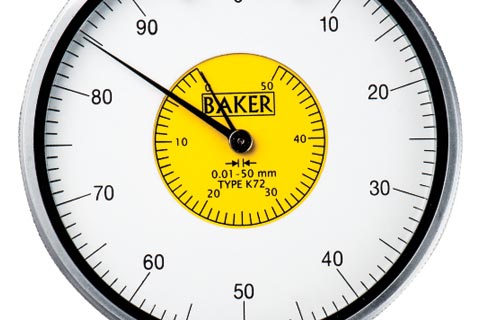 Baker Dial Indicator 0.01-50MM : K72