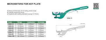 Micrometers For Hot Plate - 3264