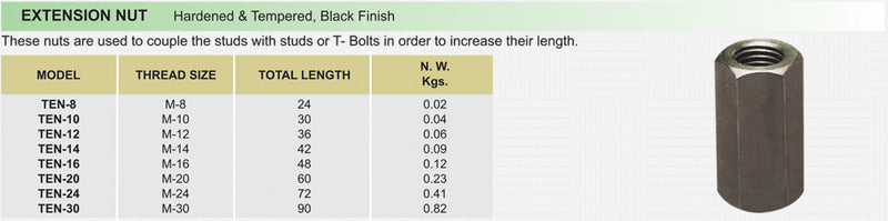 Extension Nut : TEN