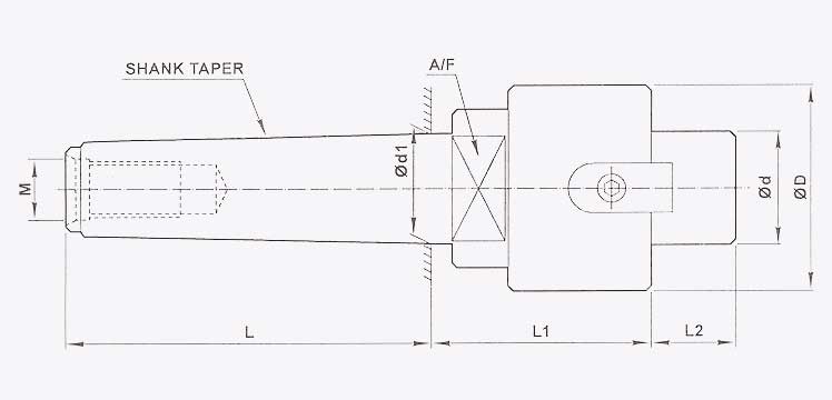 Stub Mill Arbour (In Morse Taper)