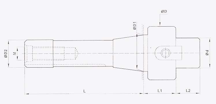 Stub Mill Arbour (In R8 Taper)