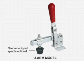 Hold Down Toggle Clamp - Vertical Handle - Flanged Base : VHDT